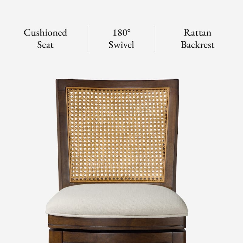 Maven Lane 26" Sonoma Swivel Counter Height Kitchen Stool