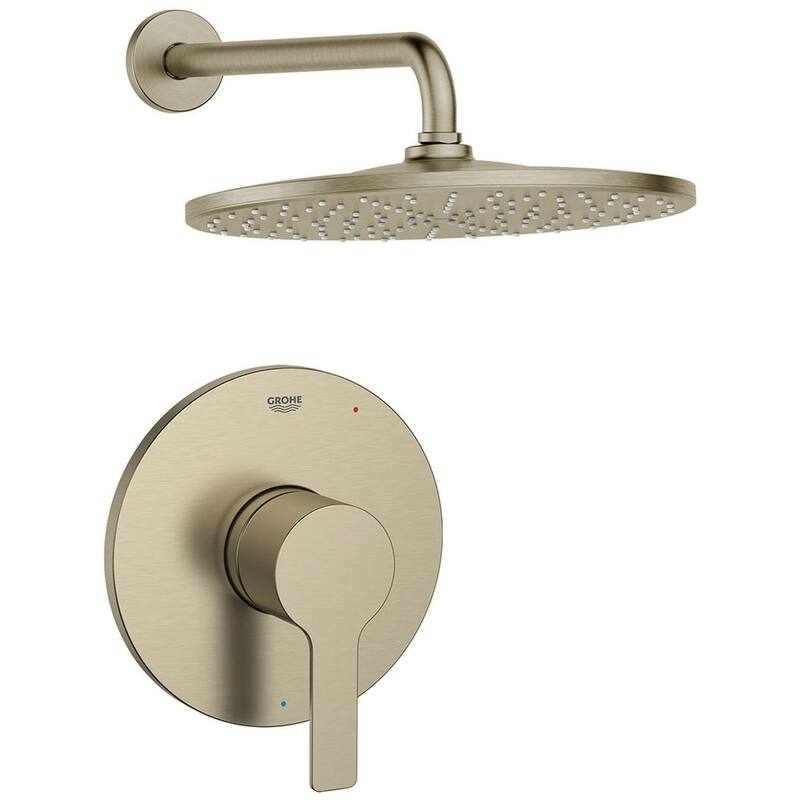Grohe 10 251 9 Lineare Shower Only Trim Package with 1.75 GPM Single - Brushed Nickel