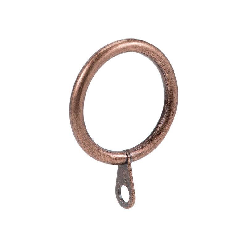 Curtain Rings, Metal Drapery Ring for Curtain Rods, 28 Pcs