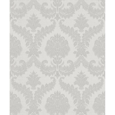 Galerie Wallcoverings Italian Classics 4 Collection Embossed Traditional Damask Vinyl on Non-woven Matte Wallpaper Roll