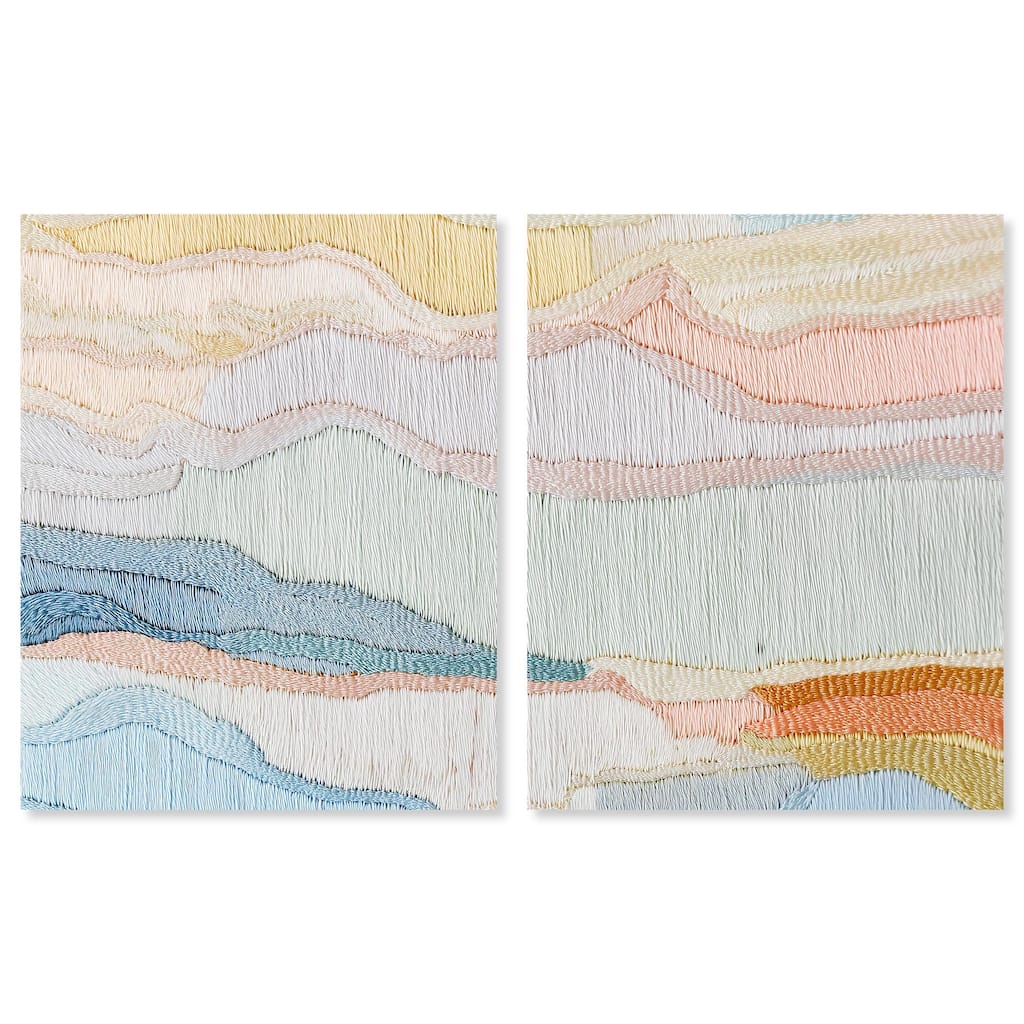 Gentle Breeze II Canvas Set of 2 by Art Remedy, Gallery Wrapped
