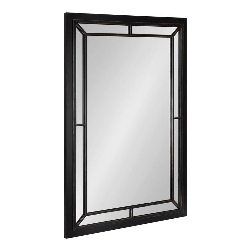 Kate and Laurel Audubon Framed Wall Mirror - 24x36 - Black