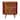 Artisan Furniture solid wood  Mini Chestnut Cabinet, Brown with Three Drawers