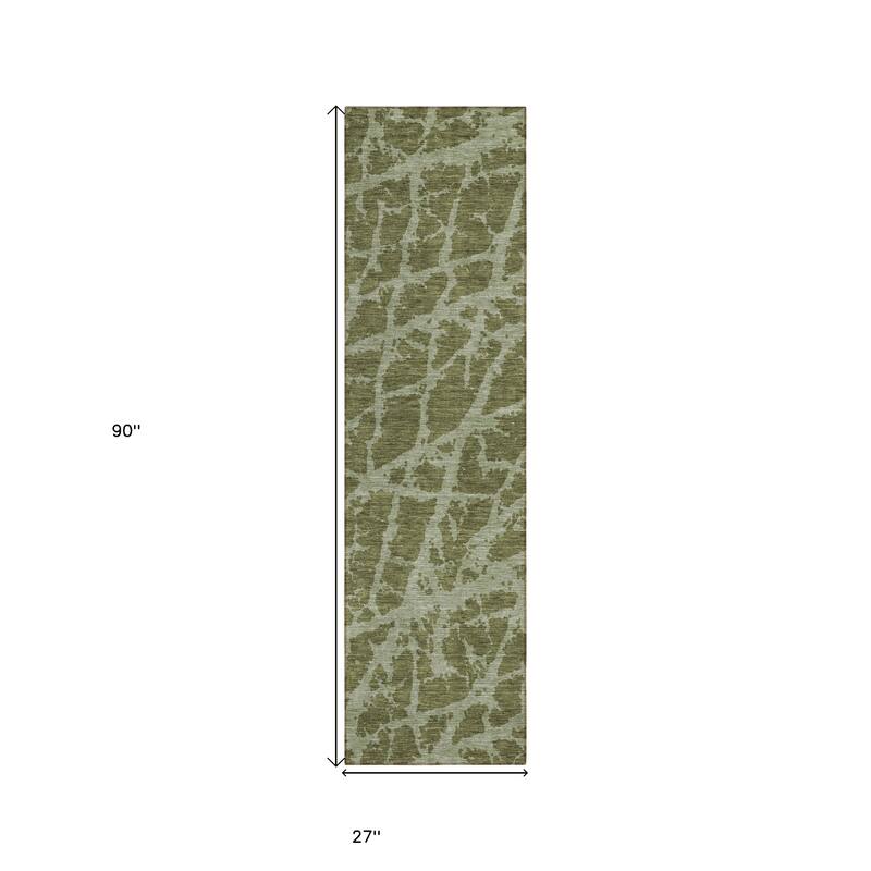 Allus Contemporary Abstract Weather Resistant Blended Style Outdoor Rug