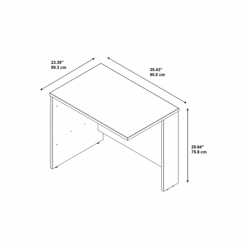 Series C 36W Bridge/Return by Bush Business Furniture