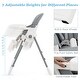 preview thumbnail 10 of 26, High Chair for Babies & Toddlers, Foldable Highchair with Adjustable Backrest, Footrest & Seat Height, Removable Tray, Cushion