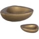 preview thumbnail 1 of 2, Uttermost 18081 Ovate 15" Wide Aluminum Decorative Bowls - Set of 2 Antique Brass