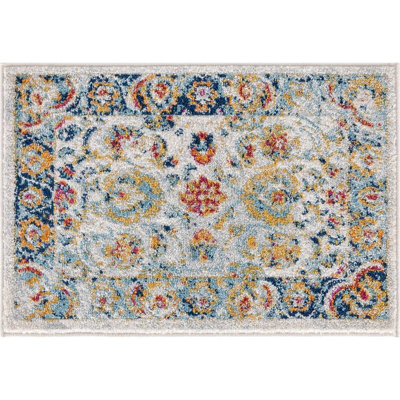 Gematria French Country Floral Indoor Area Rug