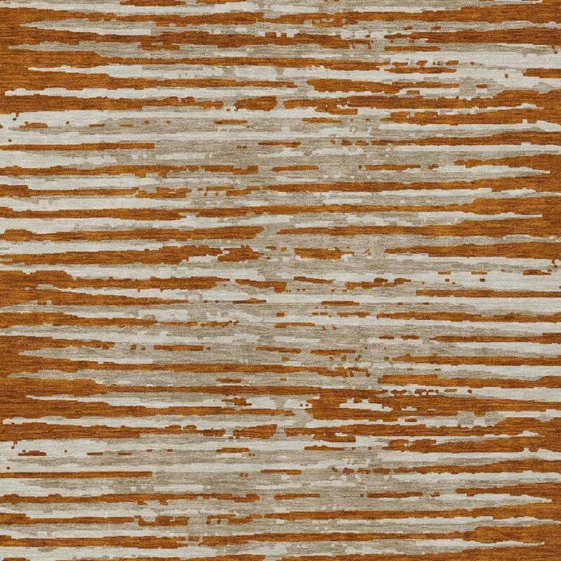 HomeRoots Striped Transitional Rectangle Outdoor Rug