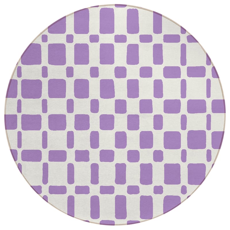 Machine Washable Indoor/ Outdoor Chantille Geo Contemporary Rug