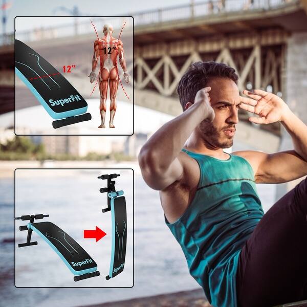 Demon Play éxito gobierno SuperFit Folding Weight Bench Adjustable Sit-up Board Workout Slant - Overstock - 30364462 Demon Play éxito gobierno SuperFit Folding Weight Bench Adjustable Sit-up Board Workout Slant - Overstock - 30364462
