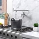 preview thumbnail 6 of 23, Modern Wall Mounted Pot Filler with Dual Swing Joints