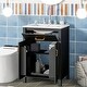 preview thumbnail 20 of 20, GDFStudio - Nova Bathroom Vanity Cabinet with Single Ceramic Sink, Soft-close Doors & Adjustable shelf
