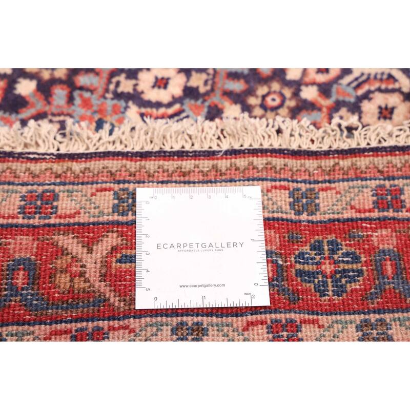 ECARPETGALLERY Hand-knotted Andelz Dark Navy Wool Rug - 3'2 x 9'6