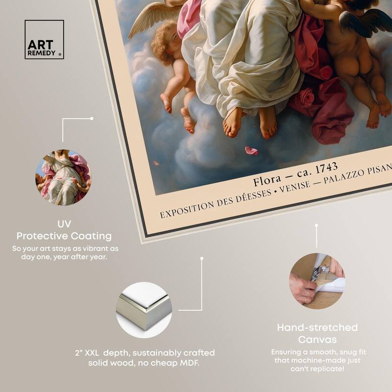 Flora in the Venetian Sky Canvas by Art Remedy