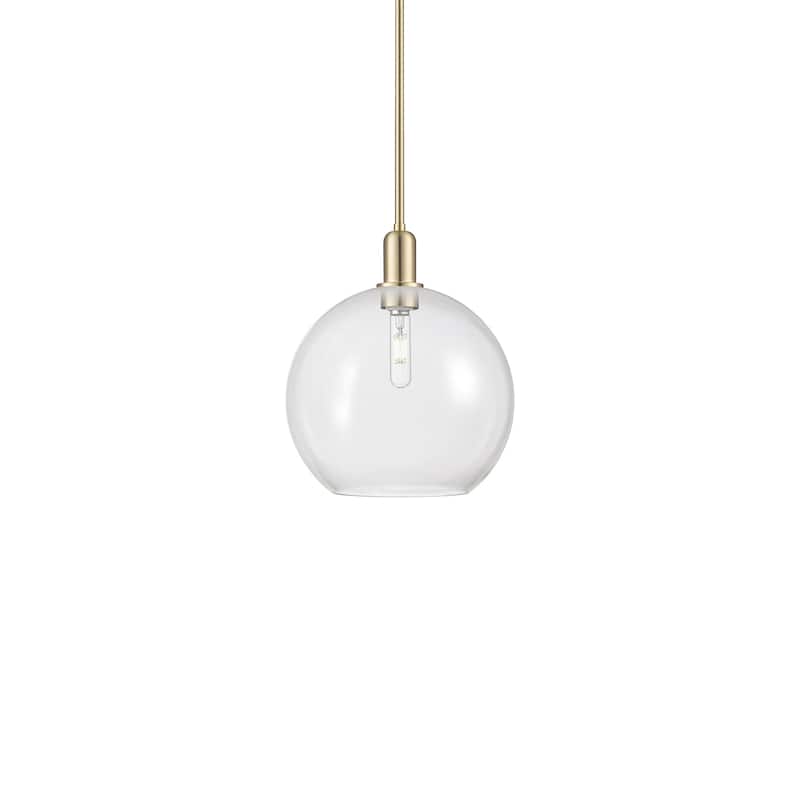 Innovations Lighting 716-1S-15-12 Athens Pendant Athens 12" Wide - Champagne Bronze / Clear
