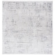 preview thumbnail 5 of 21, SAFAVIEH Whisper Hanako Contemporary Fringe Rug 6'7" Square - Light Grey/Beige