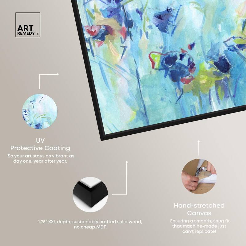 Heavenly Blue I Canvas by Art Remedy