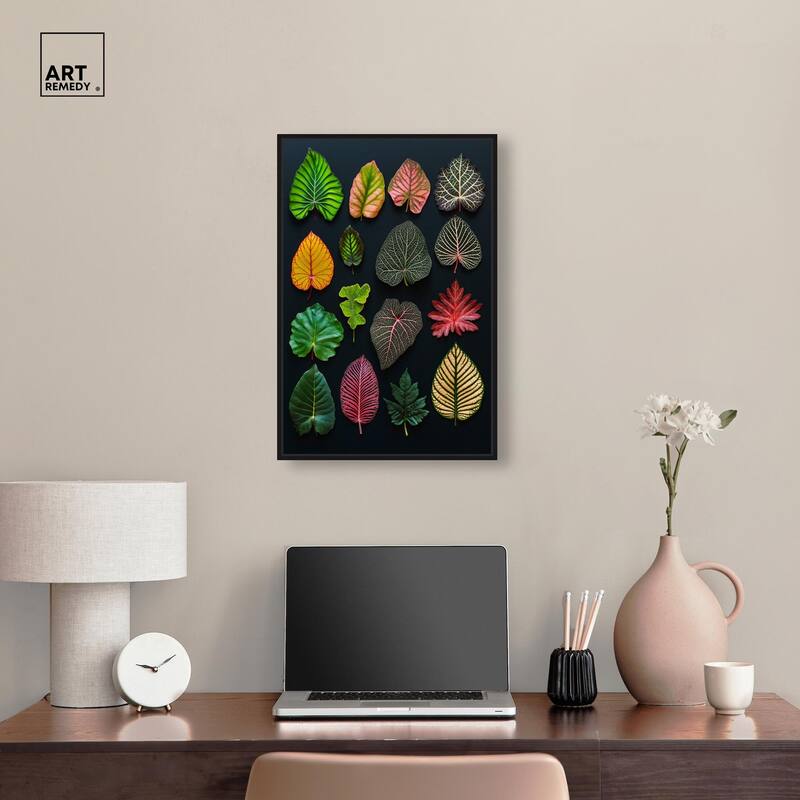 Leaf Lexicon Canvas by Art Remedy