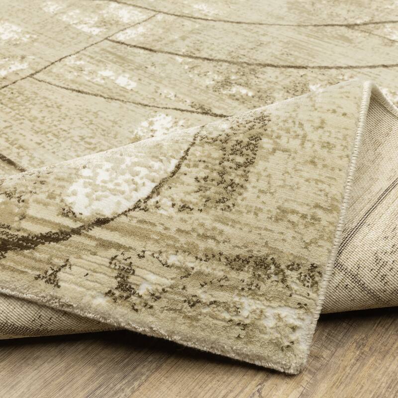 Style Haven Raphael Geometric Beige/ Brown Mixed Pile Rug