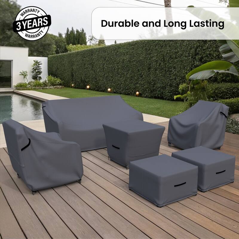 Forever Patio Outdoor Wicker 6-Piece Furniture Cover - 36 x 73 x 35