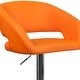preview thumbnail 147 of 178, Vinyl Adjustable Height Barstool with Rounded Mid-Back