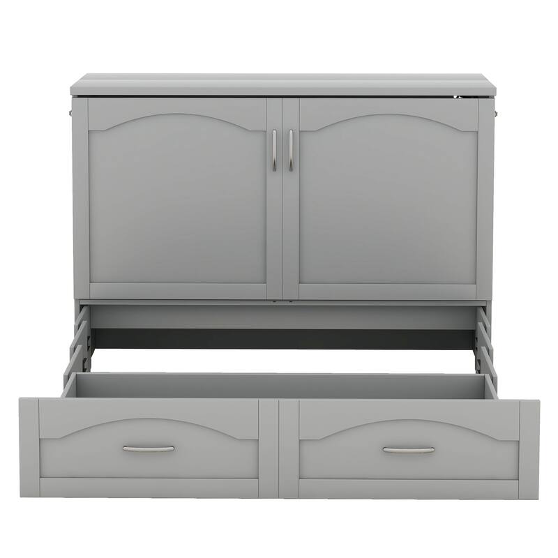 Space-Saving Industrial Murphy Bed Multi-Function Foldable Wall Bed