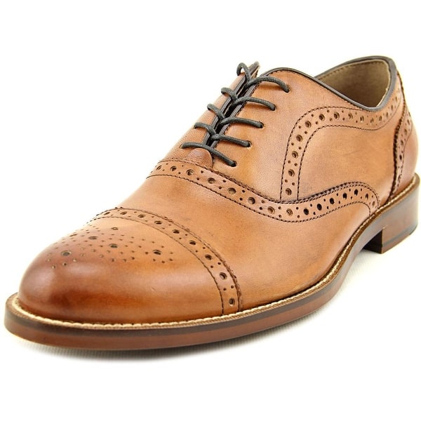 Aston Grey Collection Kobe Cap Toe Leather Oxford Overstock 14242482