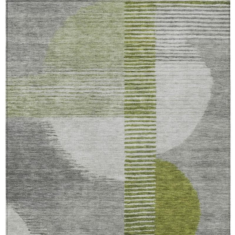 HomeRoots Geometric Transitional Rectangle Outdoor Rug