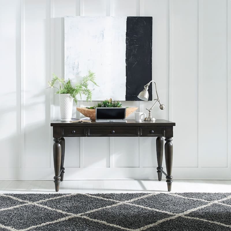 Harvest Home Chalkboard Writing Desk - Black