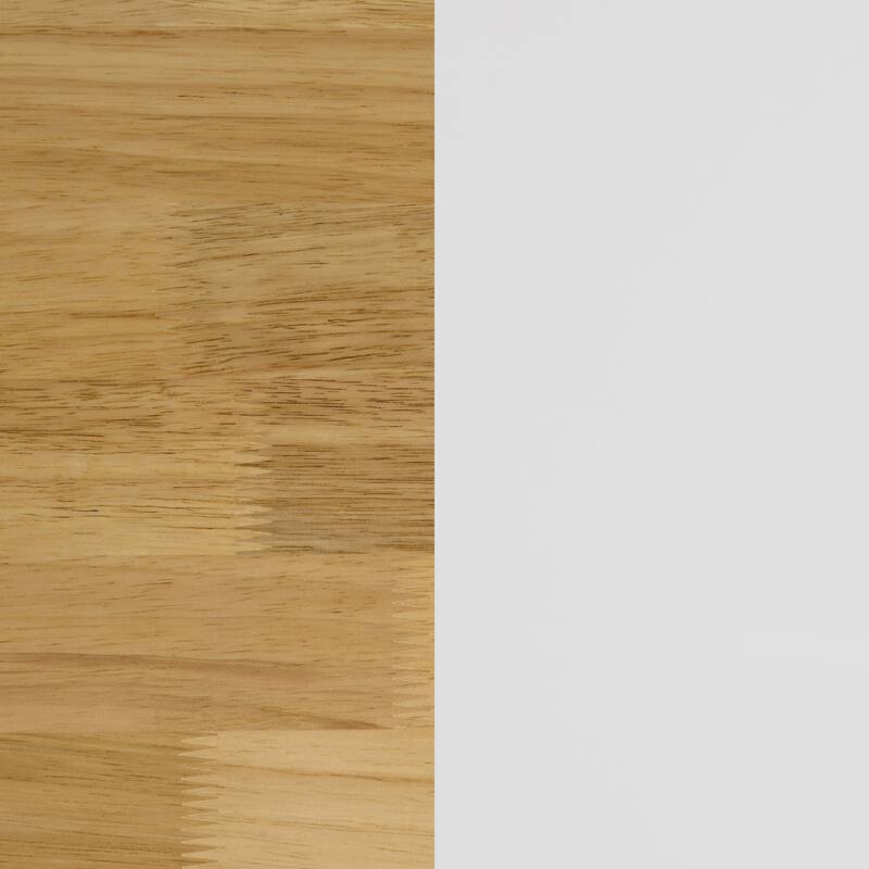 Jalen 3-door Kitchen Cart with Casters Natural Brown and White