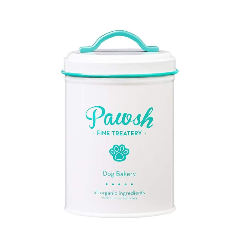 Amici Pet Pawsh Mint Fine Treatery Storage Canister - 44 oz