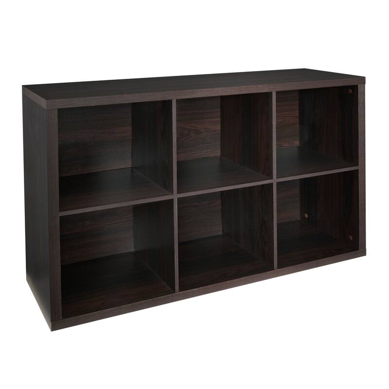 ClosetMaid Decorative Storage 6-Cube Organizer - Walnut