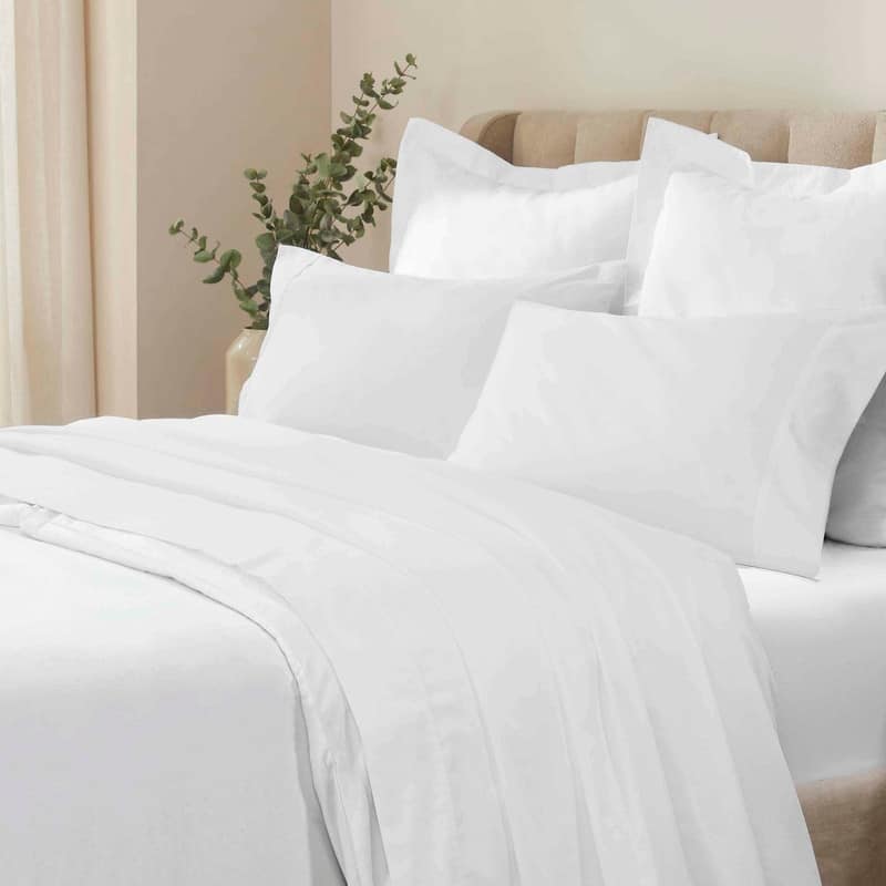 Blue Nile Mills Ultimate Fit Cotton Sateen Deep Pocket Sheet Set