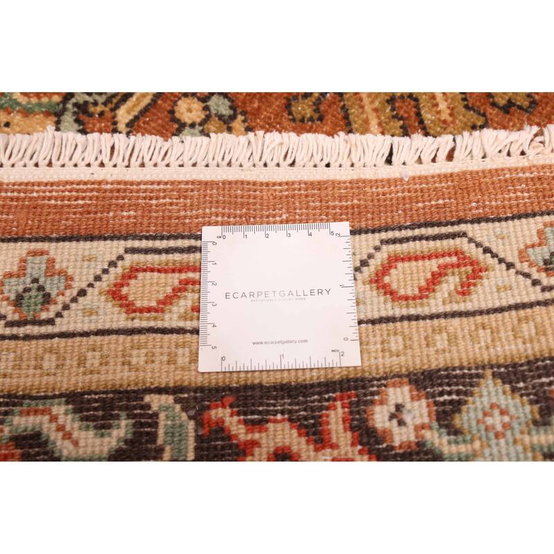 ECARPETGALLERY Hand-knotted Jamshidpour Copper Wool Rug - 8'0 x 10'3