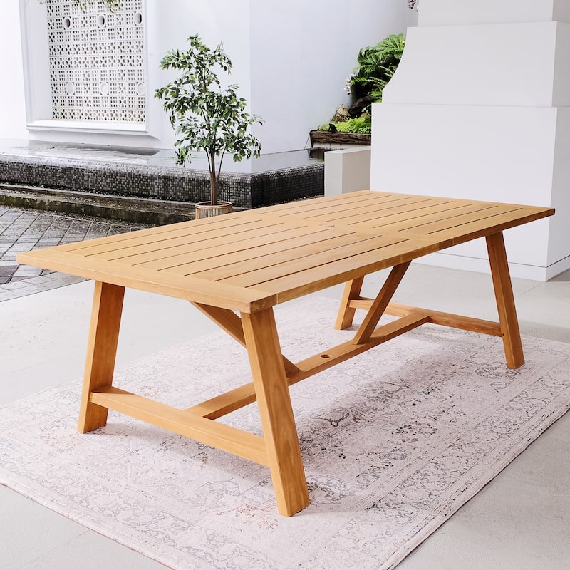 Cambridge Casual Belmont 7-Piece Teak Outdoor Dining Set