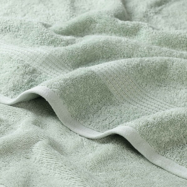 Superior Heritage Egyptian Cotton Absorbent Bath Towel Set of 4 - Sage
