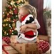 preview thumbnail 5 of 4, DolliBu Santa African Penguin Stuffed Animal Plush with Santa Outfit - 9 inches
