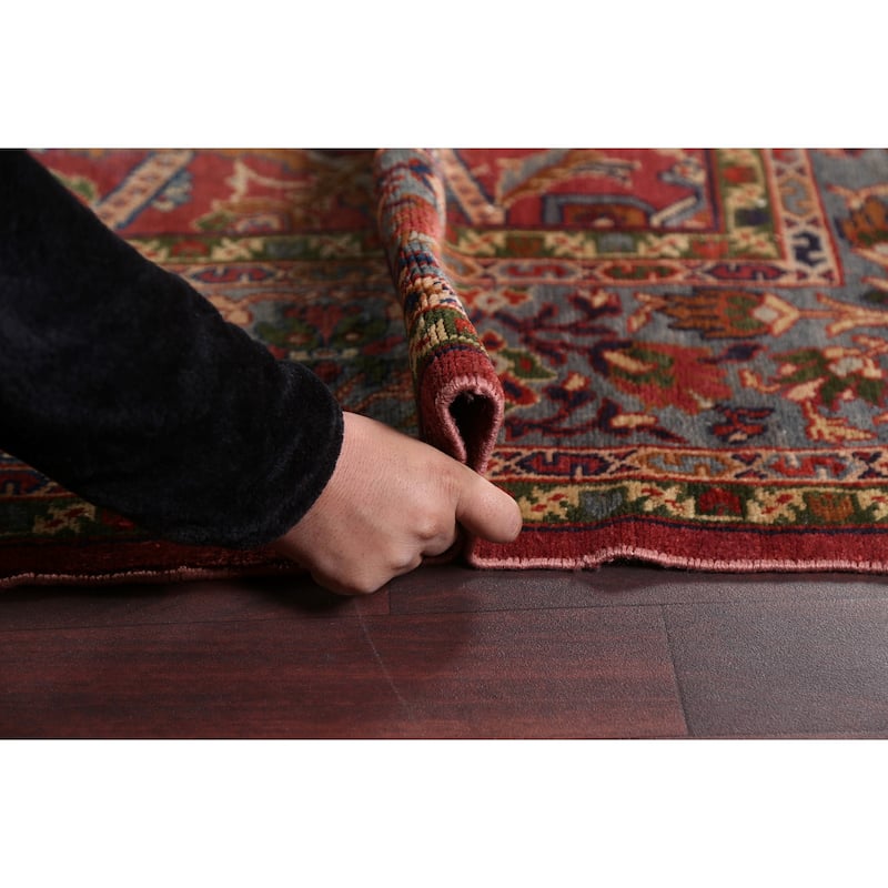 Pre-1900 Antique Sultanabad Persian Area Rug Hand-knotted Wool Carpet - 9'1" x 13'0"