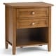 preview thumbnail 2 of 54, WYNDENHALL Norfolk 24 inch Wide Transitional Bedside Nightstand Table - 24 Inches wide