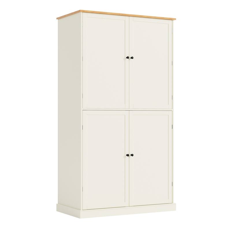 Modern Freestanding Kitchen Storage Cabinet with 2 Drawers