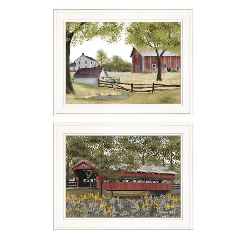 TrendyDecor4U Farmhouse "The Spring House" 2-Piece Vignette by Billy Jacobs