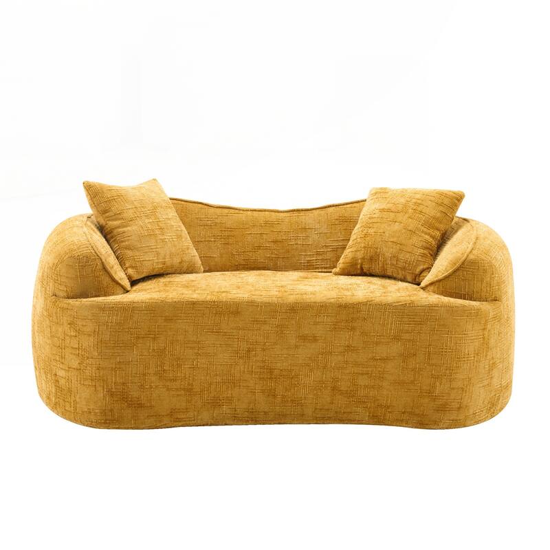 Compress Sofa. It Has Armrests on Both Sides, Comes with Two Pillows