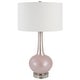 preview thumbnail 4 of 5, Uttermost Rosa Pink Glass Table Lamp - 16"x29"x16"