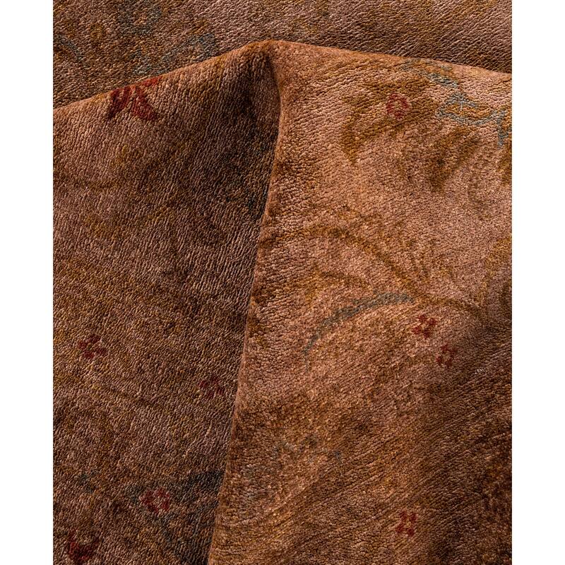 Overdyed One-of-a-Kind Hand-Knotted Area Rug - Brown - 8' 1" x 10' 4"