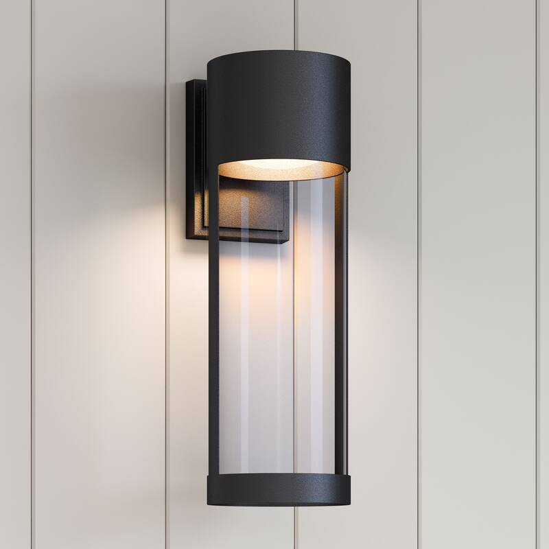 Trefor LED Outdoor Wall Sconce Powder Coated Black - Powder Coated Black