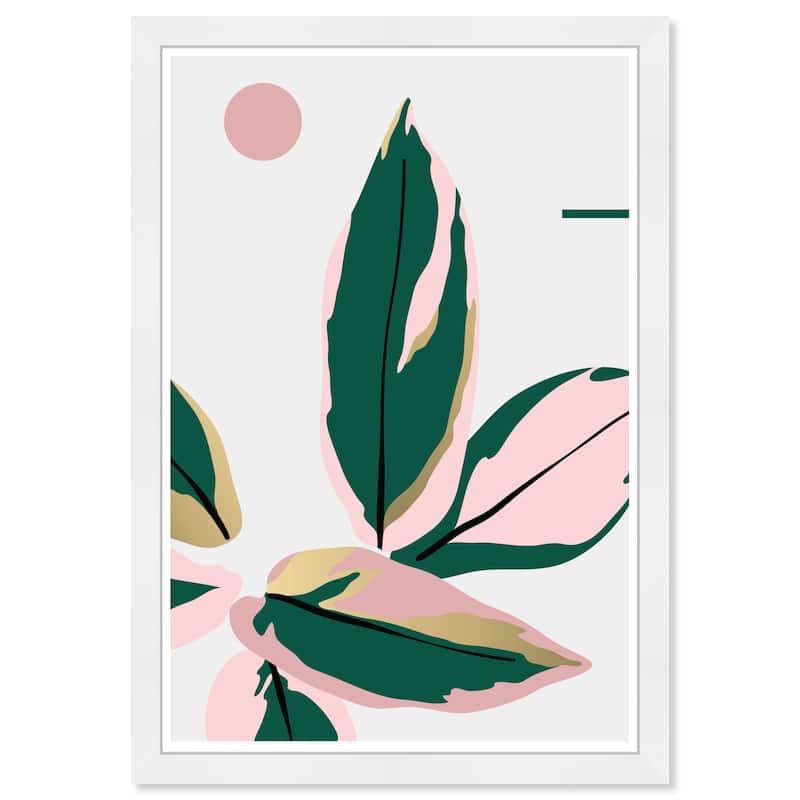 Wynwood Studio Prints Floral and Botanical Tropik Pink and Tropical Wall Art Canvas Print