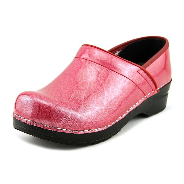 pink sanita clogs