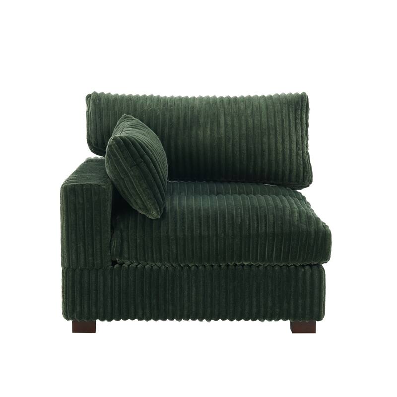 Plush Faux Fur Accent Sofa Chair