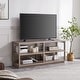 preview thumbnail 11 of 31, Thalia 55" TV Stand Gray Wash